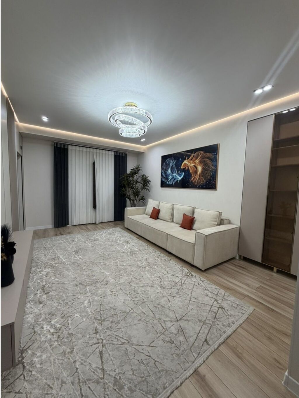 2 комнаты, 60 м², Филармония Элитка, 14 этаж, Дизайнерский ремонт: фото 2