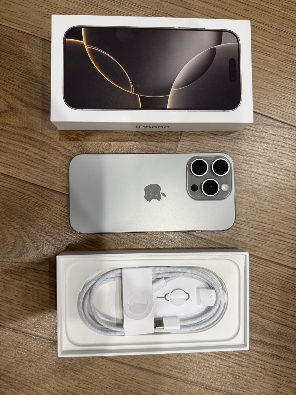 IPhone 15 Pro 256 ГБ, цвет Natural Titanium (натуральный титан): фото 2
