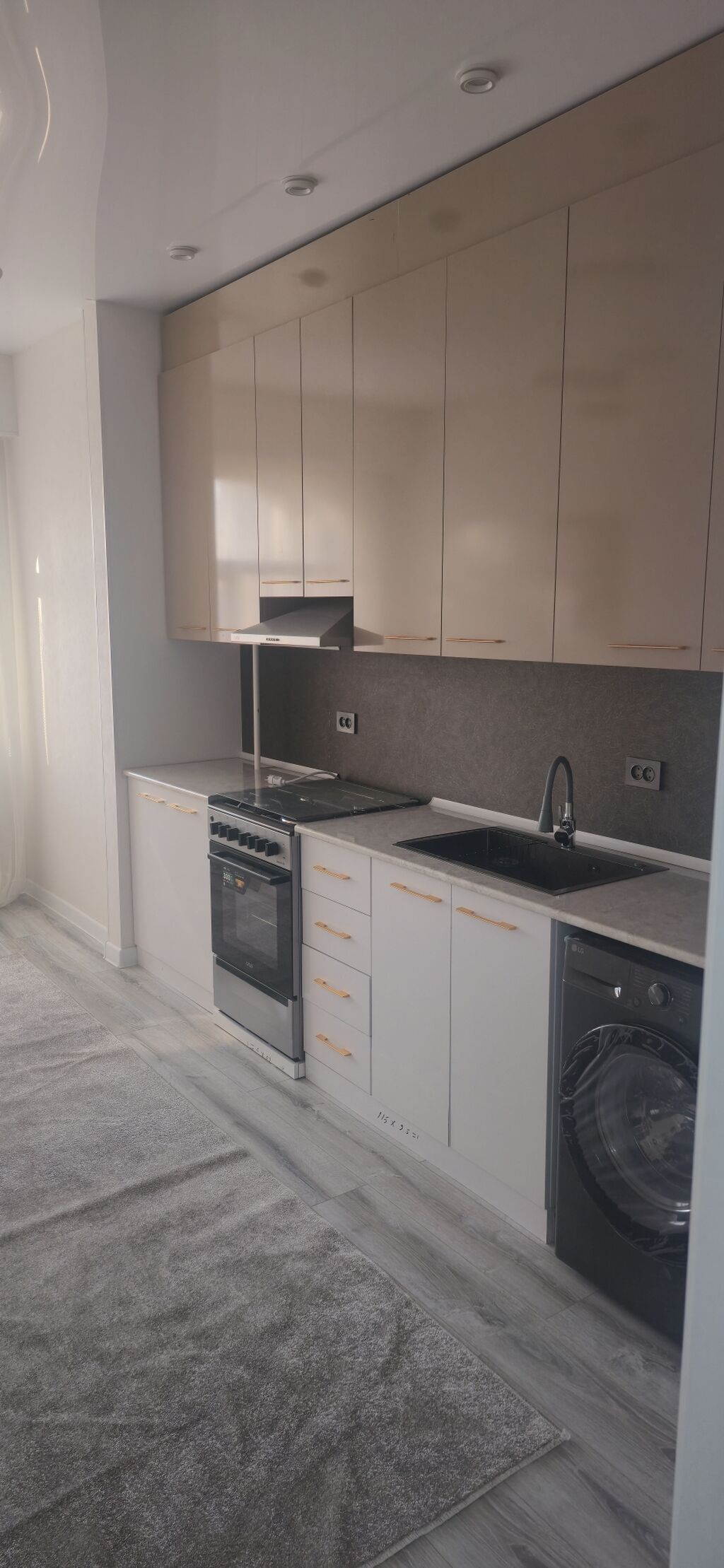 2 комнаты, 78 м², Таатан ТЦ, 14 этаж, Дизайнерский ремонт: фото 6
