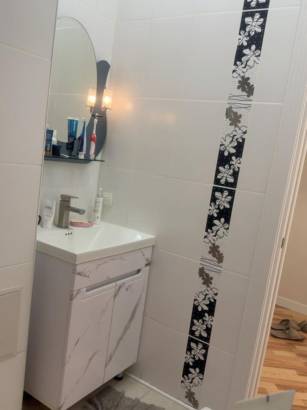 3 комнаты, 82 м², Асанбай мкр 106 серия, 2 этаж, Дизайнерский ремонт: фото 5