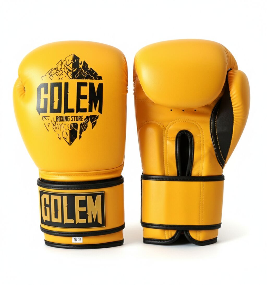 Боксёрские перчатки GOLEM 16 oz для мужчин, натуральная кожа — прочные: фото 2