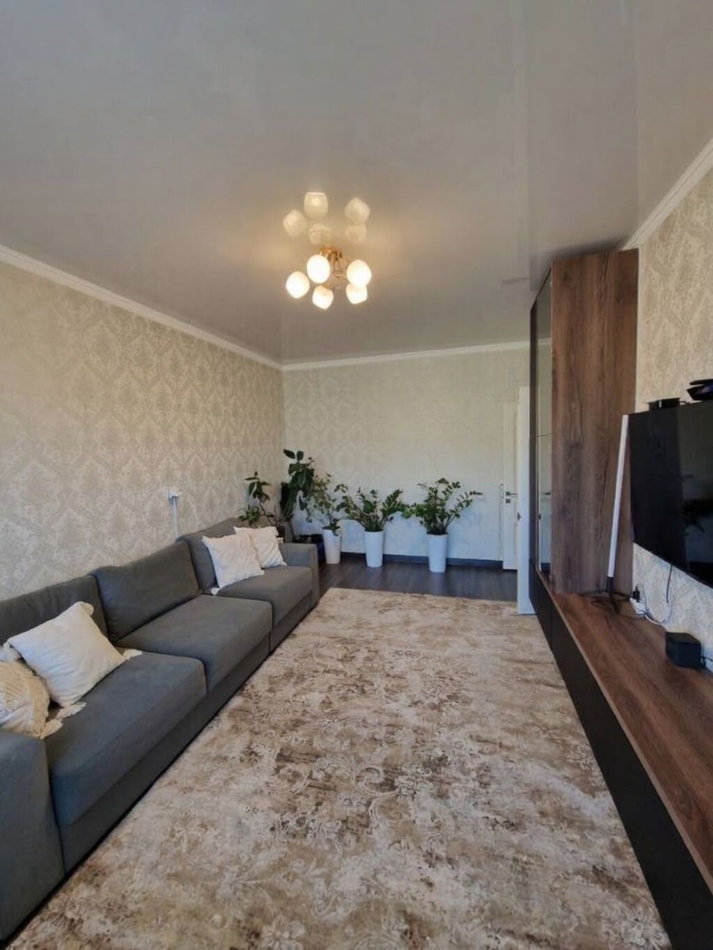 3 комнаты, 60 м², Асанбай мкр 105 серия, 5 этаж, Косметический ремонт: фото 2