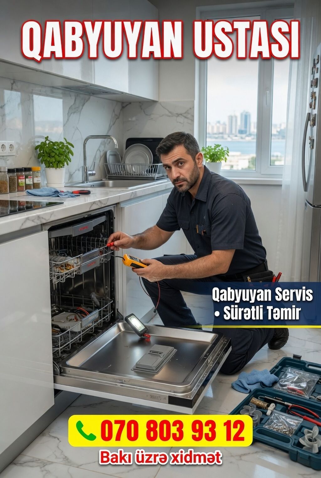 Qabyuyan Təmir Xidməti Bakıda - 2