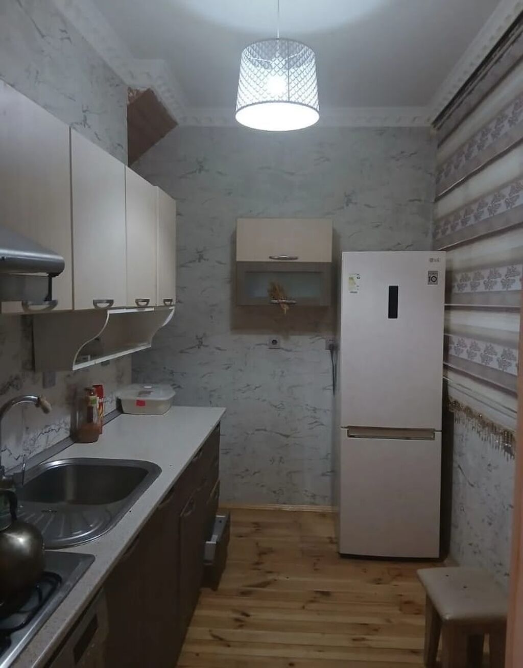 3 otaqlı həyət evi – təmirli və mebellə - Plan: dəhlizdən girişli 2