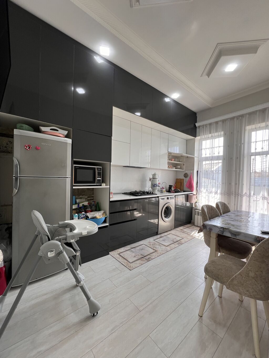 4 otaqlı, 115 kv. m, Yeni təmirli