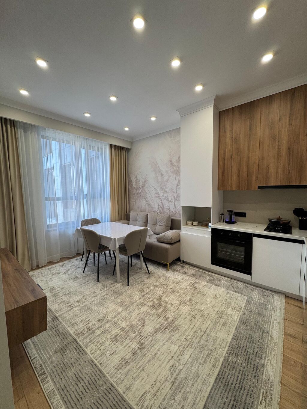 1 комната, 41 м², Асанбай мкр Элитка, 6 этаж, Дизайнерский ремонт: фото 8
