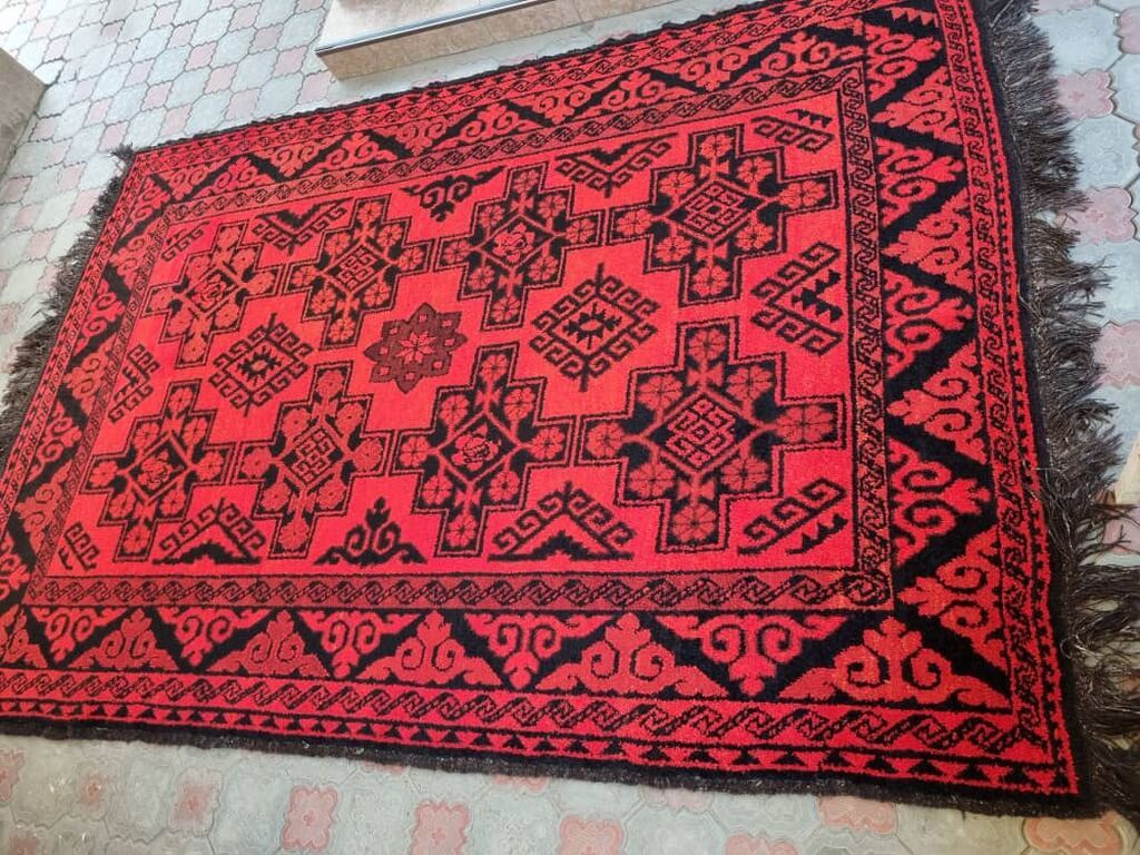 Ковер Б/у, Шерсть, Сделано в Кыргызстане — фото 2