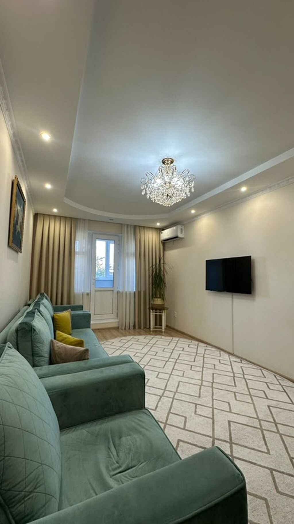 3 комнаты, 61 м², 4 этаж, Евроремонт: фото 2