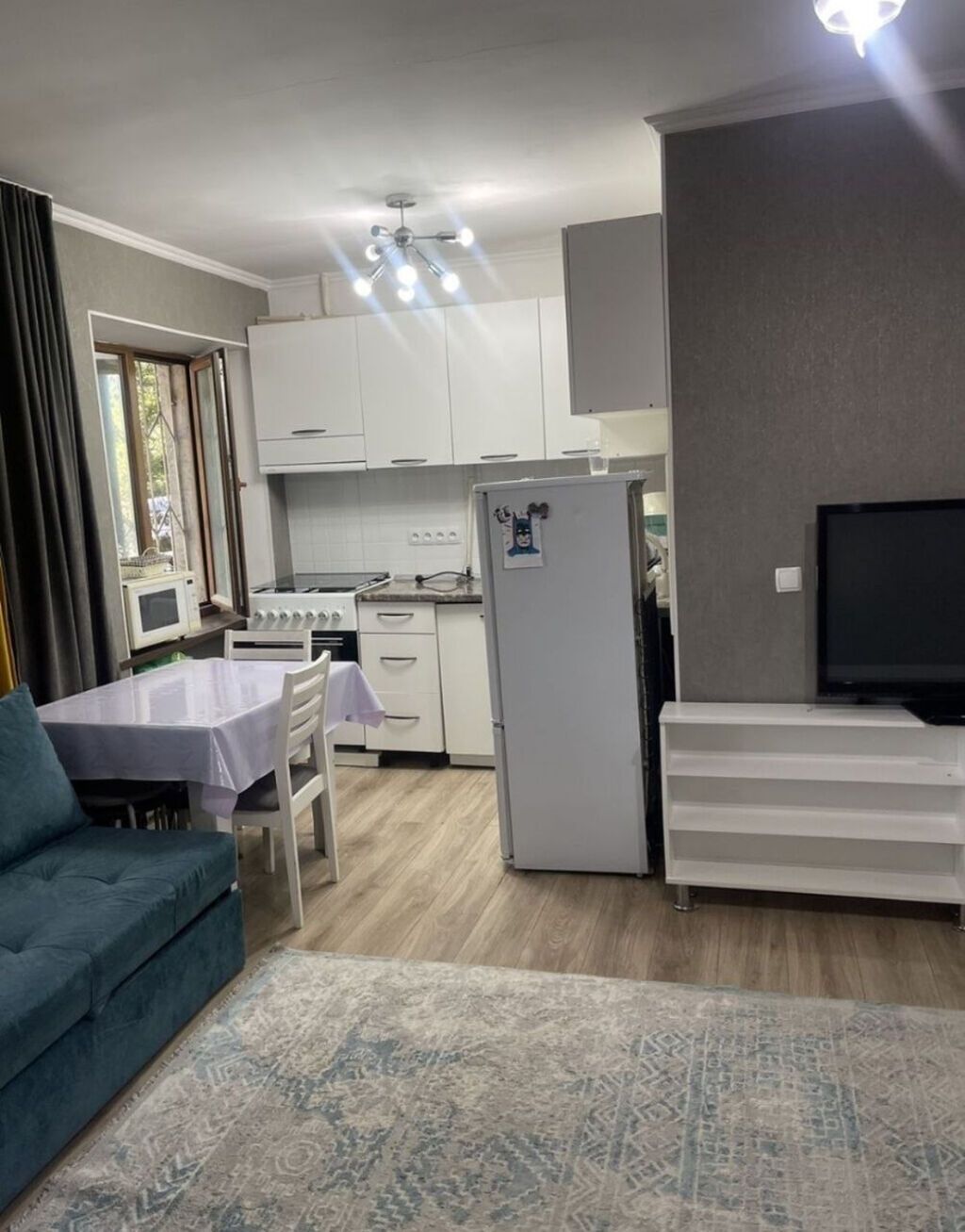 1 комната, 30 м², Центральная мечеть Хрущевка, 1 этаж, Евроремонт: фото 1