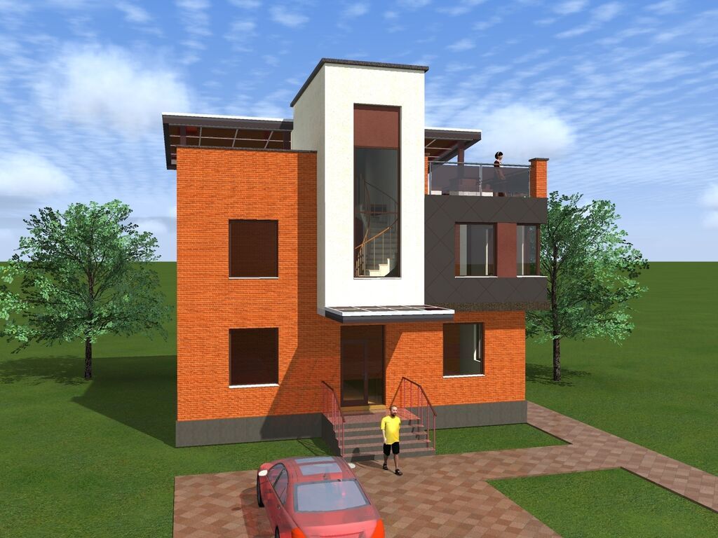 Продам добротный дом из Дархан блока Хайтек. перекрытия тригонная: фото 3
