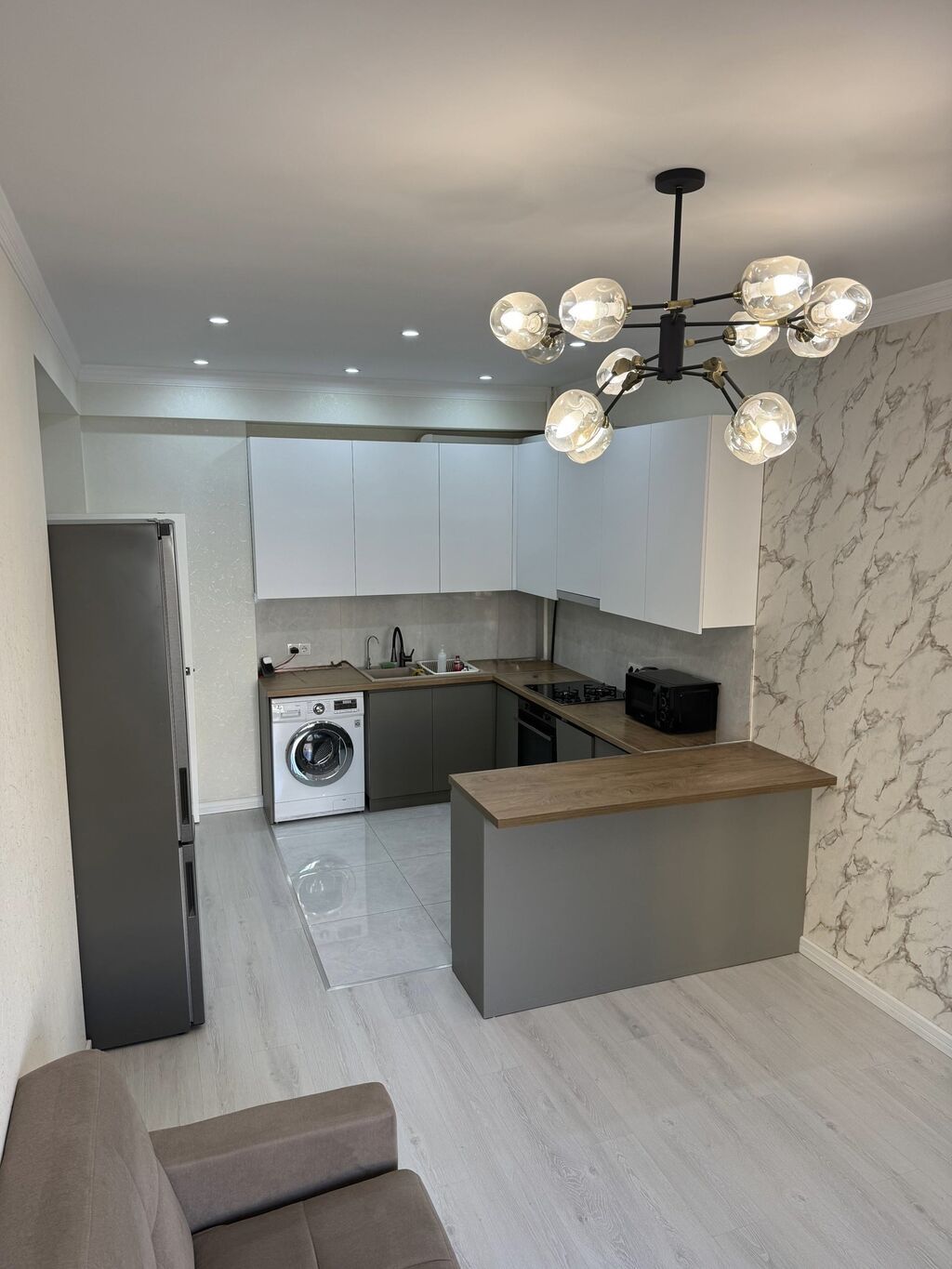 2 комнаты, 56 м², Ак-Кеме Элитка, 4 этаж, Свежий ремонт