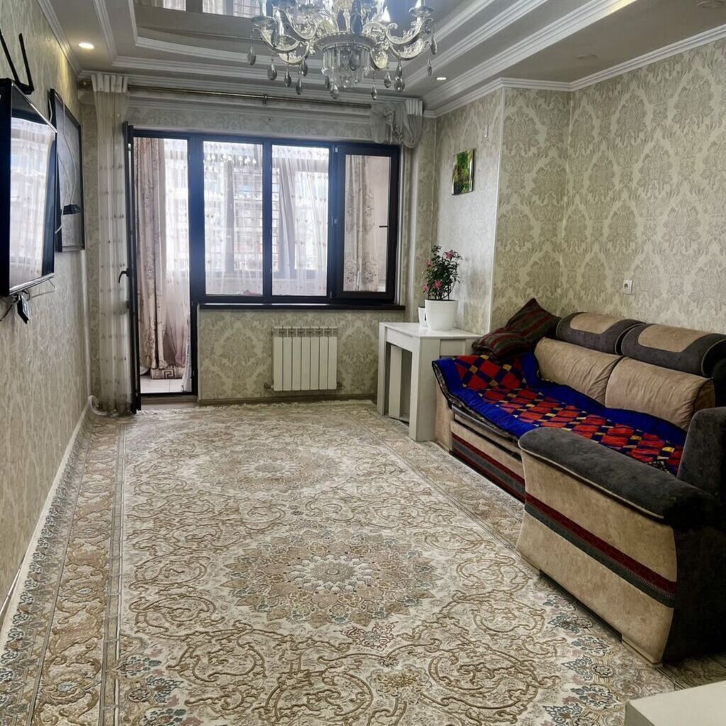 2 комнаты, 56 м², 5 мкр 7 этаж, Евроремонт: фото 2