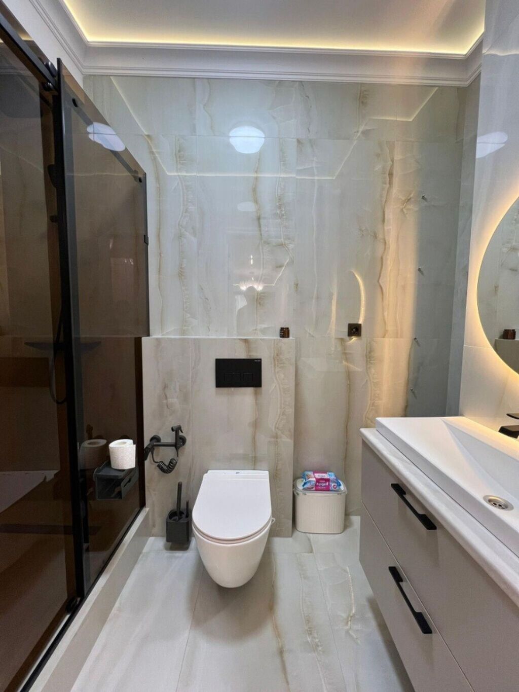3 комнаты, 131 м², Асанбай мкр Элитка, 13 этаж, Дизайнерский ремонт: фото 5
