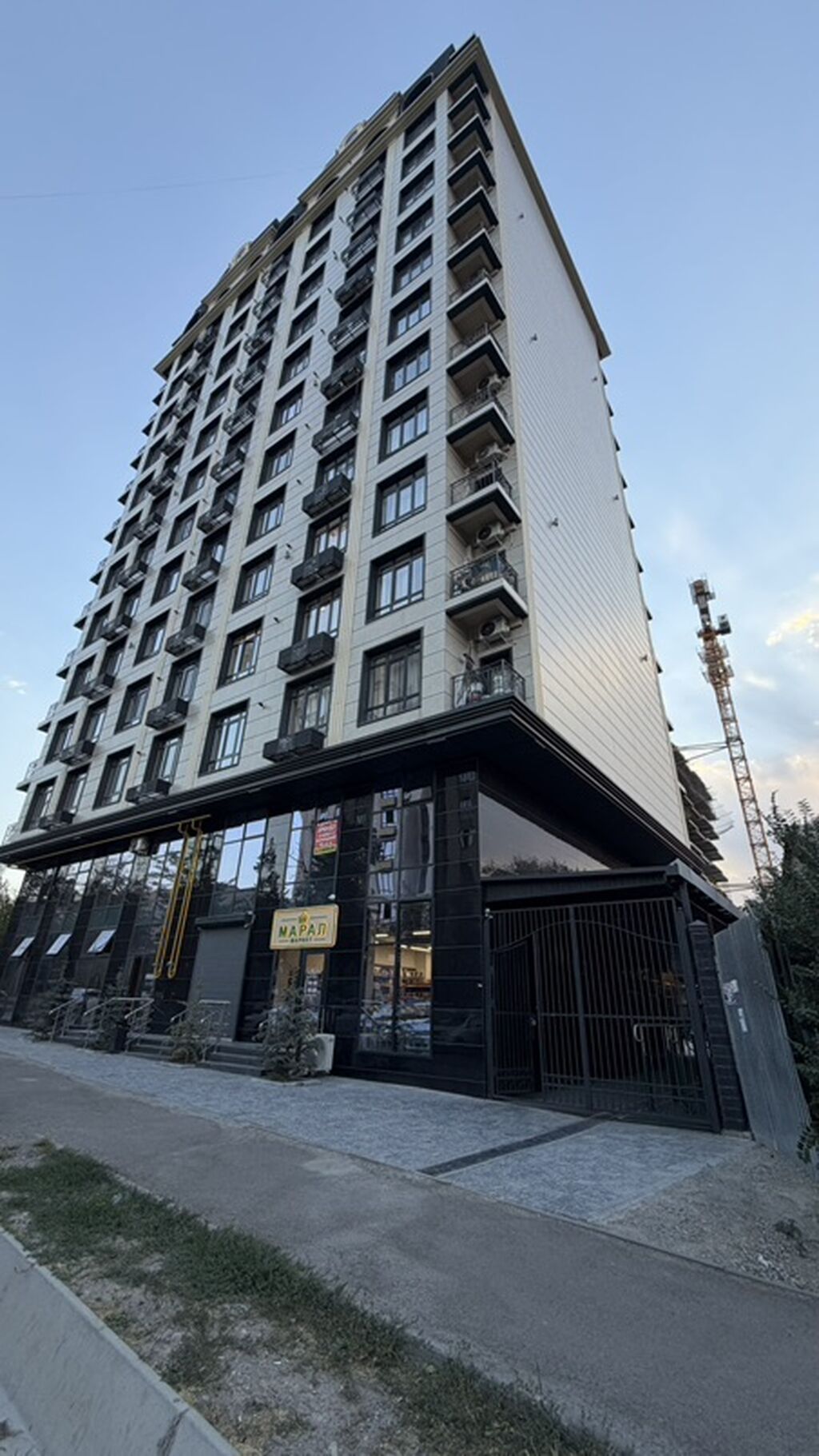 2 комнаты, 91 м², Азия Молл Элитка, 7 этаж, ПСО (под самоотделку): фото 1