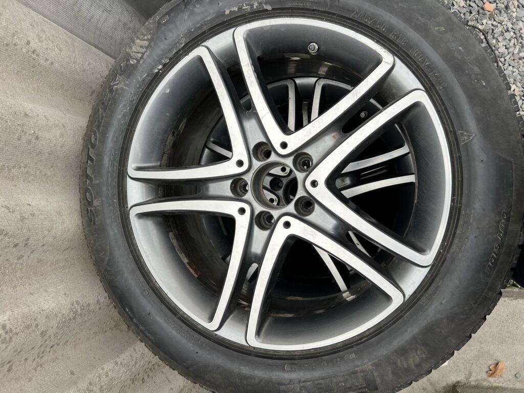 Колеса в сборе 245 / 50 / R 18, Зима, Б/у, Комплект, Легковые, Литые, отверстий - 5: фото 3