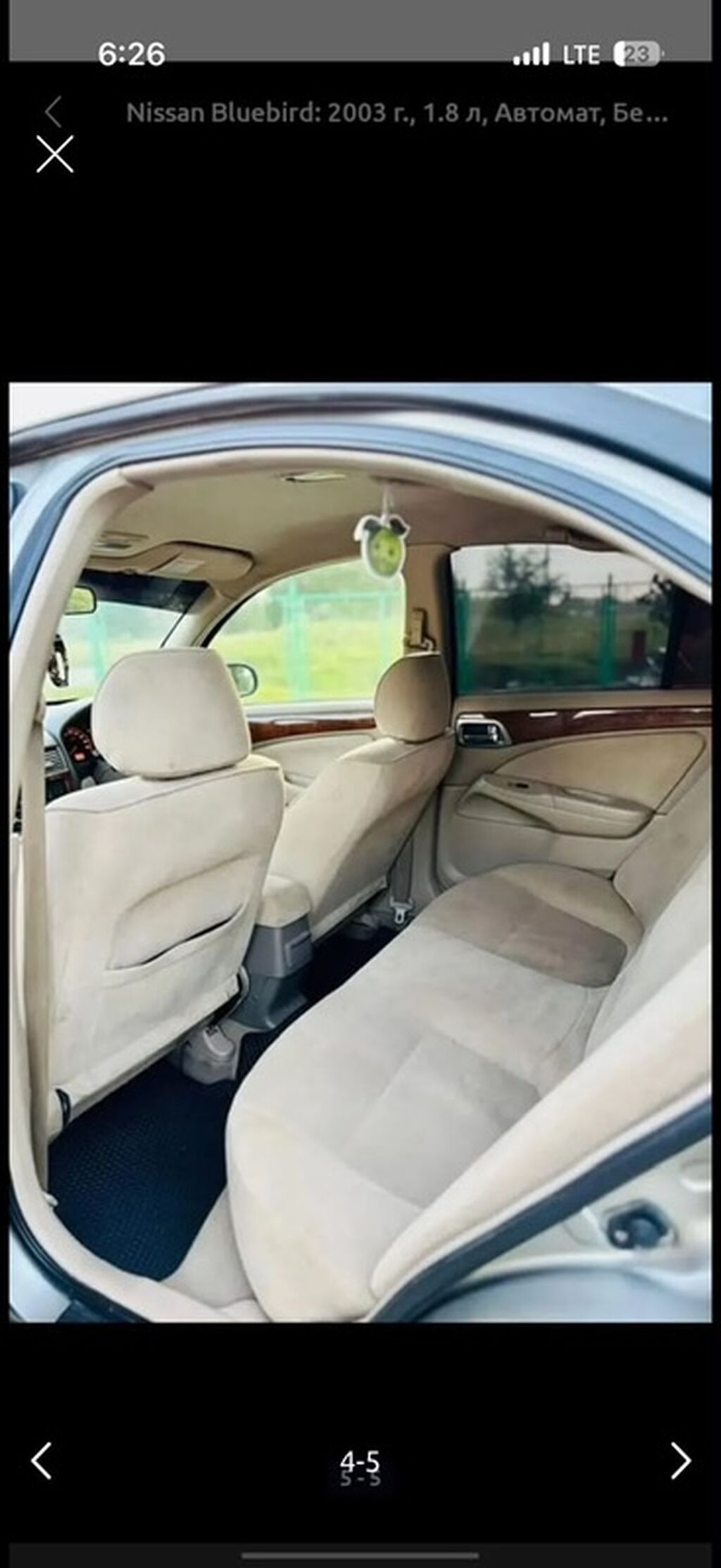 Nissan Bluebird: 2003 г., 1.8 л, Автомат, Бензин, Седан: фото 4
