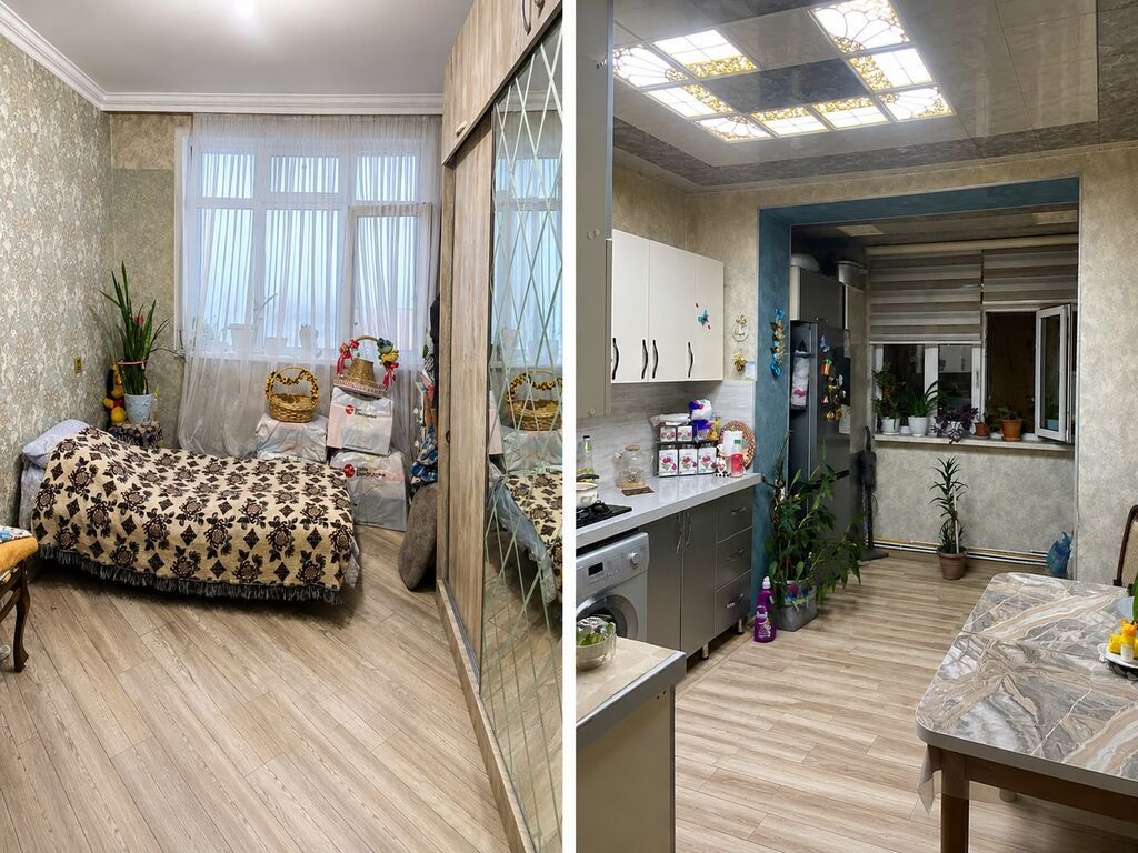 Saray, 2 otaqlı, Köhnə tikili, 52 kv. m