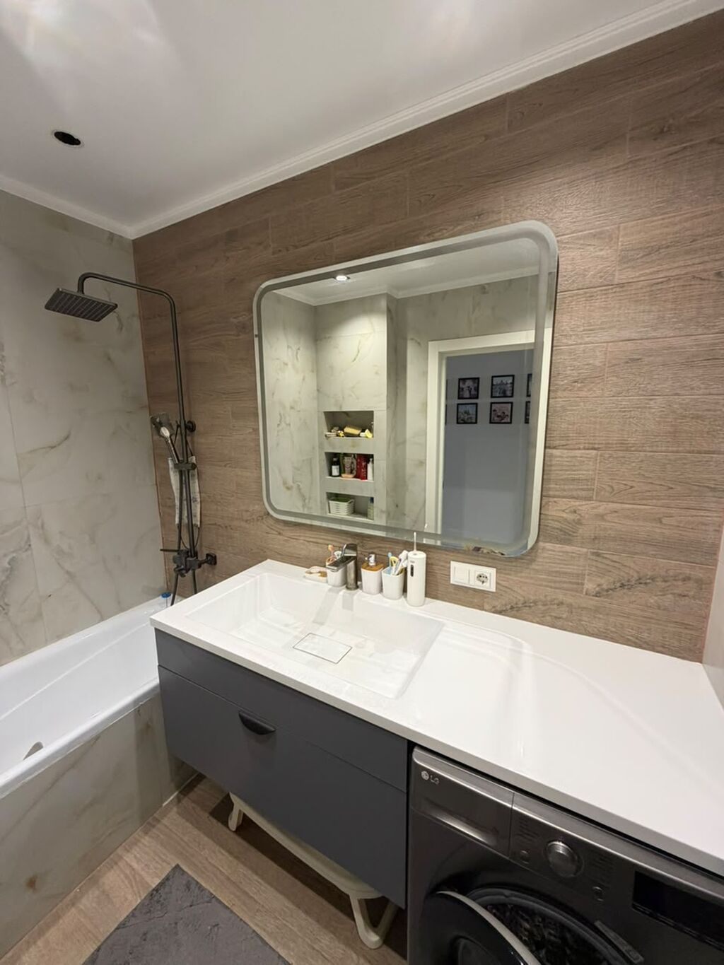 2 комнаты, 80 м², Асанбай мкр Элитка, 10 этаж, Дизайнерский ремонт: фото 6