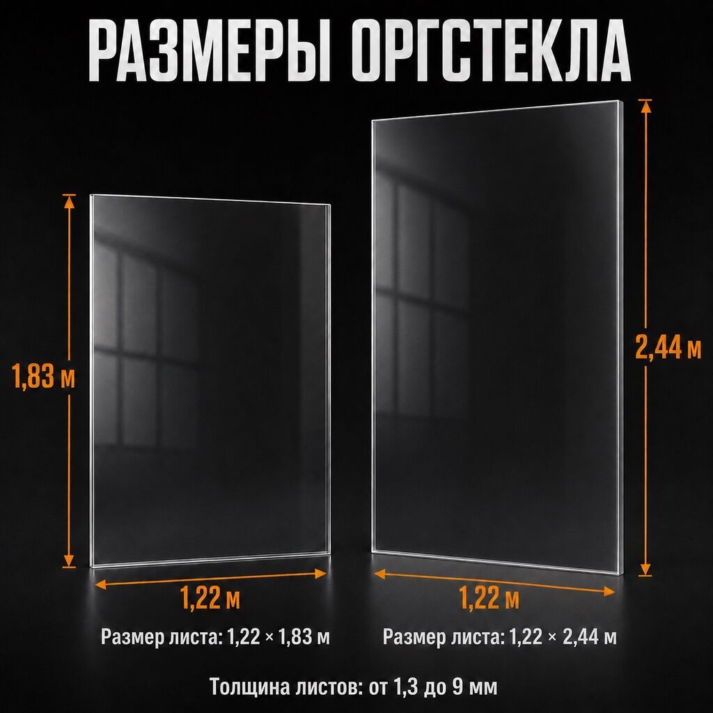 Оргстекло прозрачное и белое матовое - в наличии оптом и в розницу!: фото 3
