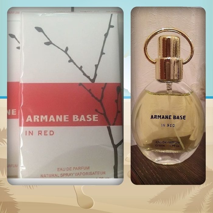 armani base in red