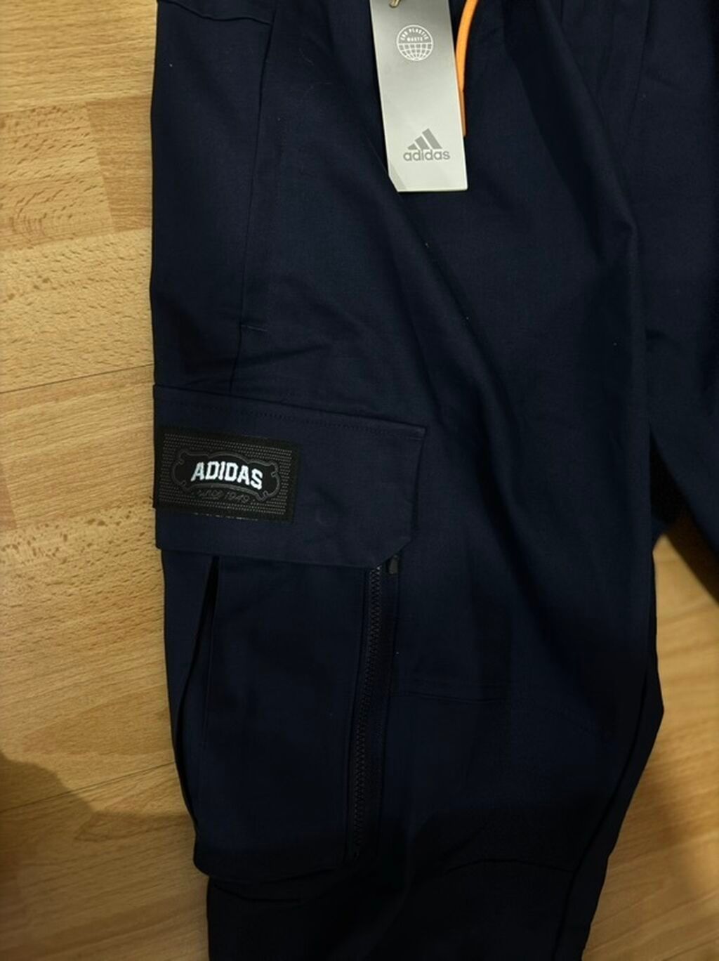 Мужские брюки, S, Adidas, Новый, цвет - Синий, Самовывоз: фото 2