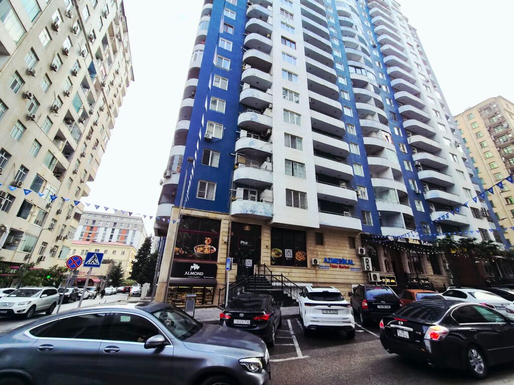 3 otaqlı, Yeni tikili, m. Nizami, 98 kv. m
