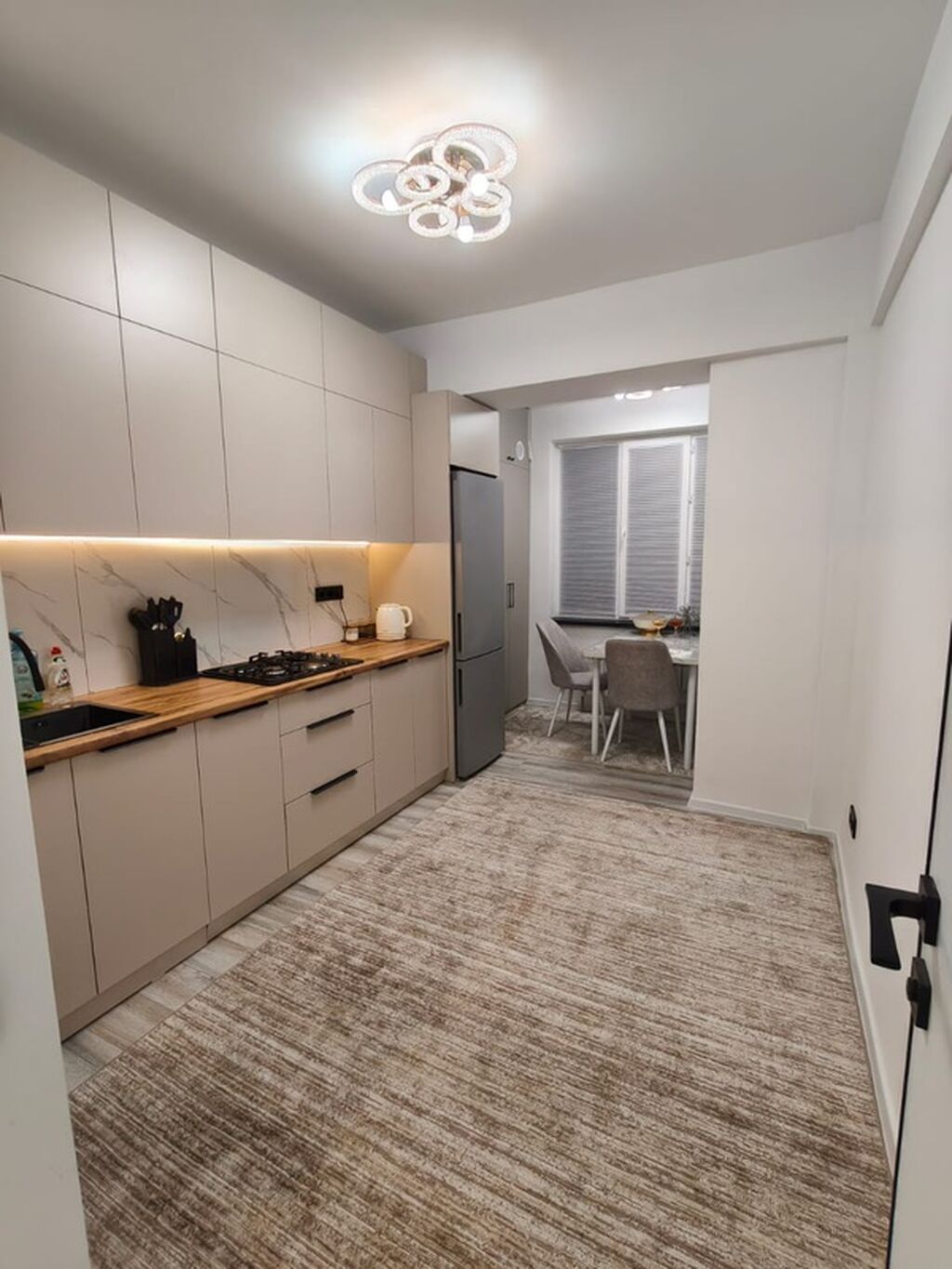 1 комната, 40 м², Дордой Моторс рынок Индивидуалка, 3 этаж, Евроремонт: фото 2