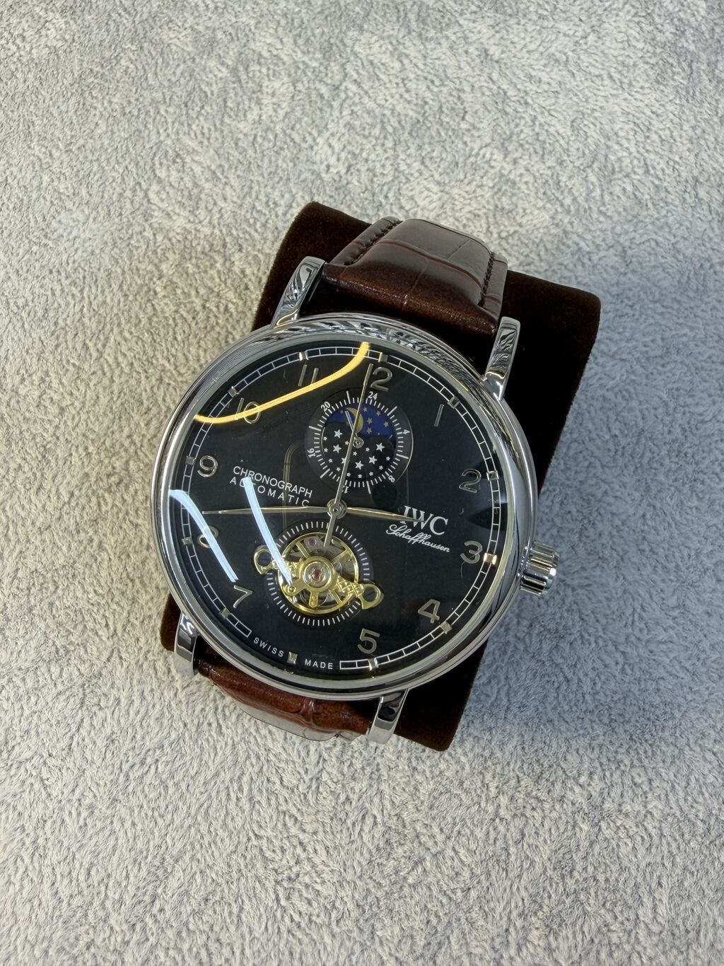 Часы наручные IWC Schaffhausen, автоматические, с турбионом -: фото 4