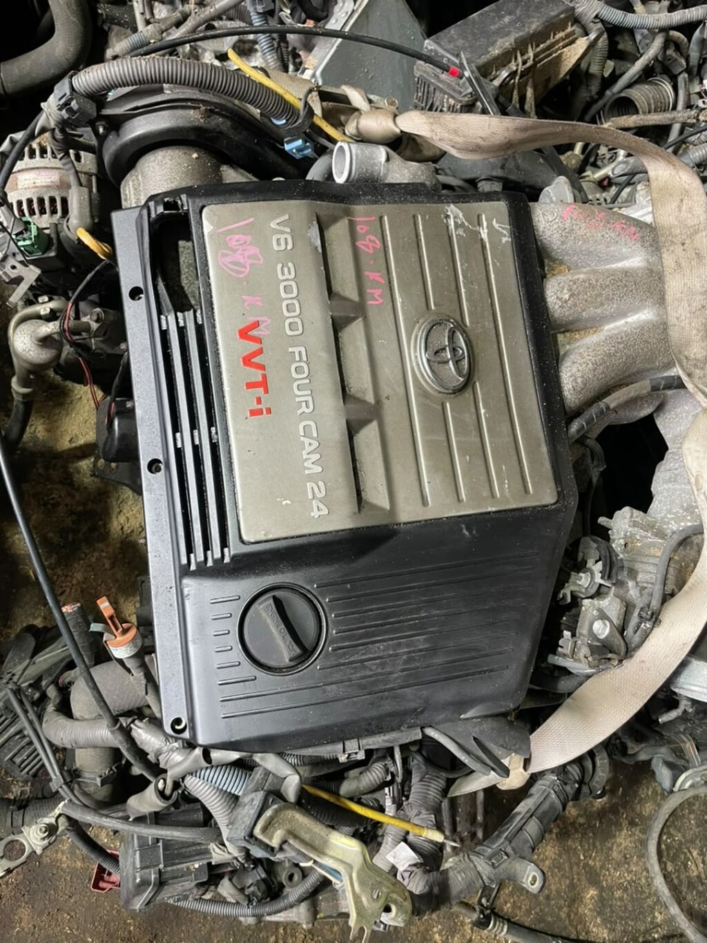 Бензиновый мотор Toyota 2006 г., 3 л, Б/у, Оригинал, Япония