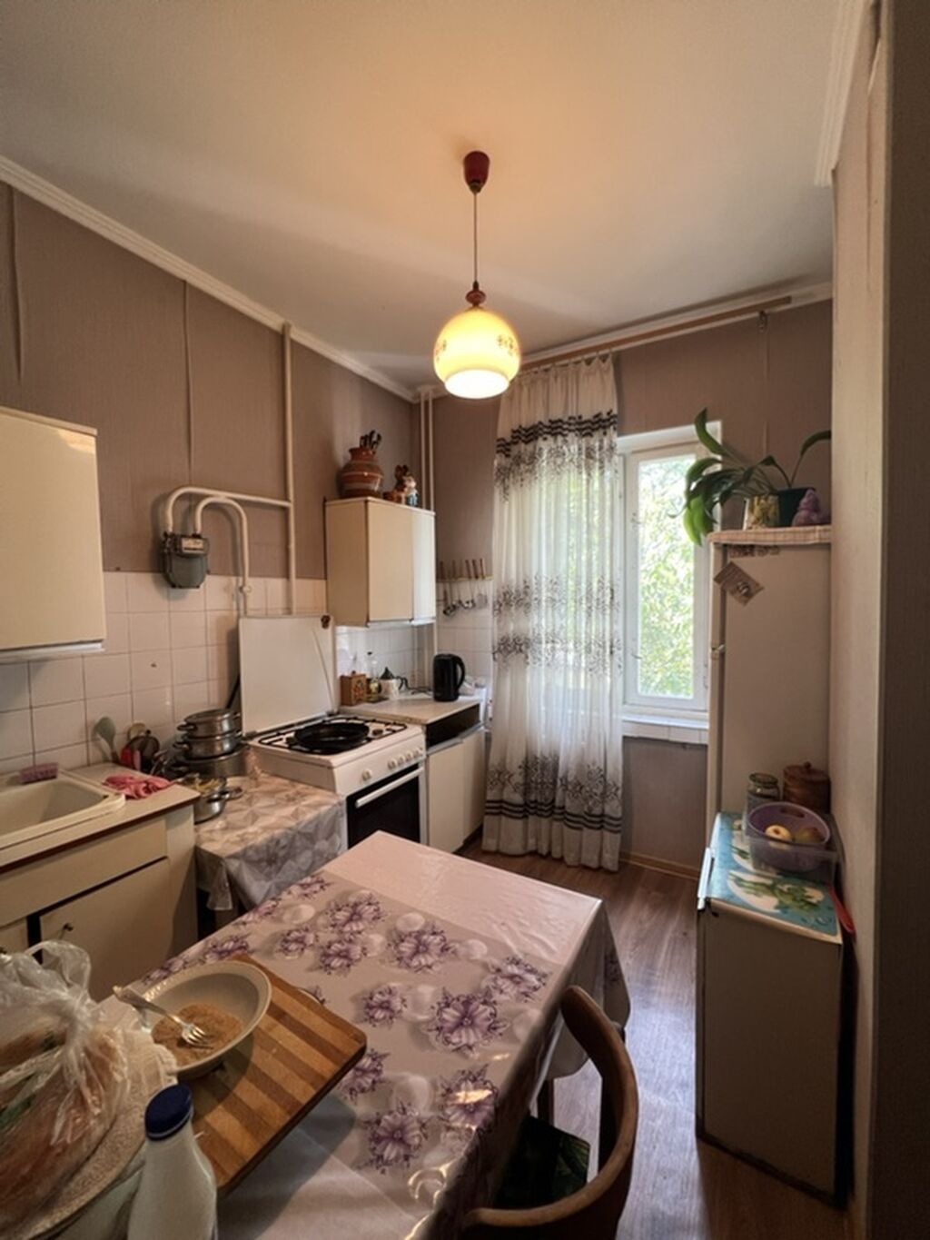 3 комнаты, 58 м², Центральная мечеть 105 серия, 2 этаж, Старый ремонт: фото 4