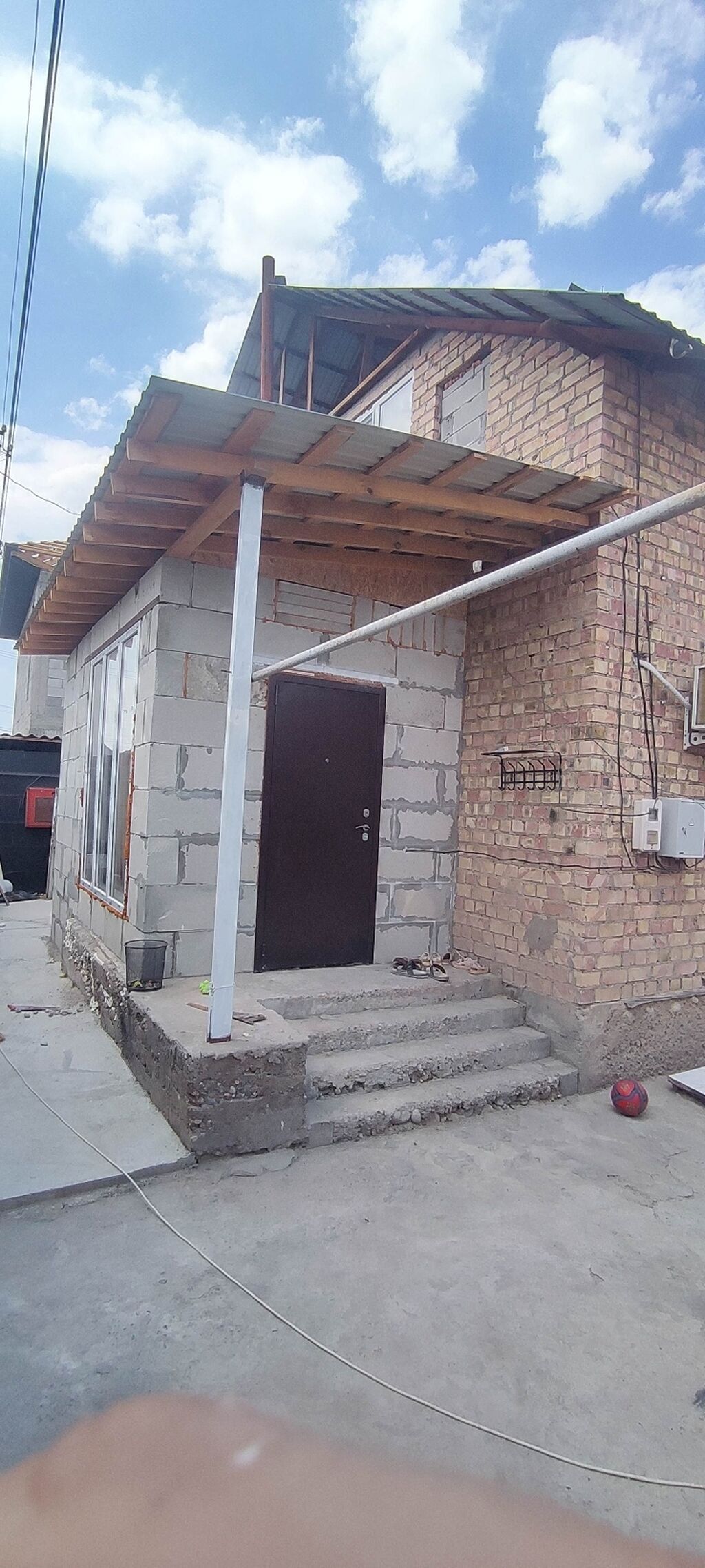 Утепление дома- Базалит пеноплекс, пенопласт менен Травертин: фото 2