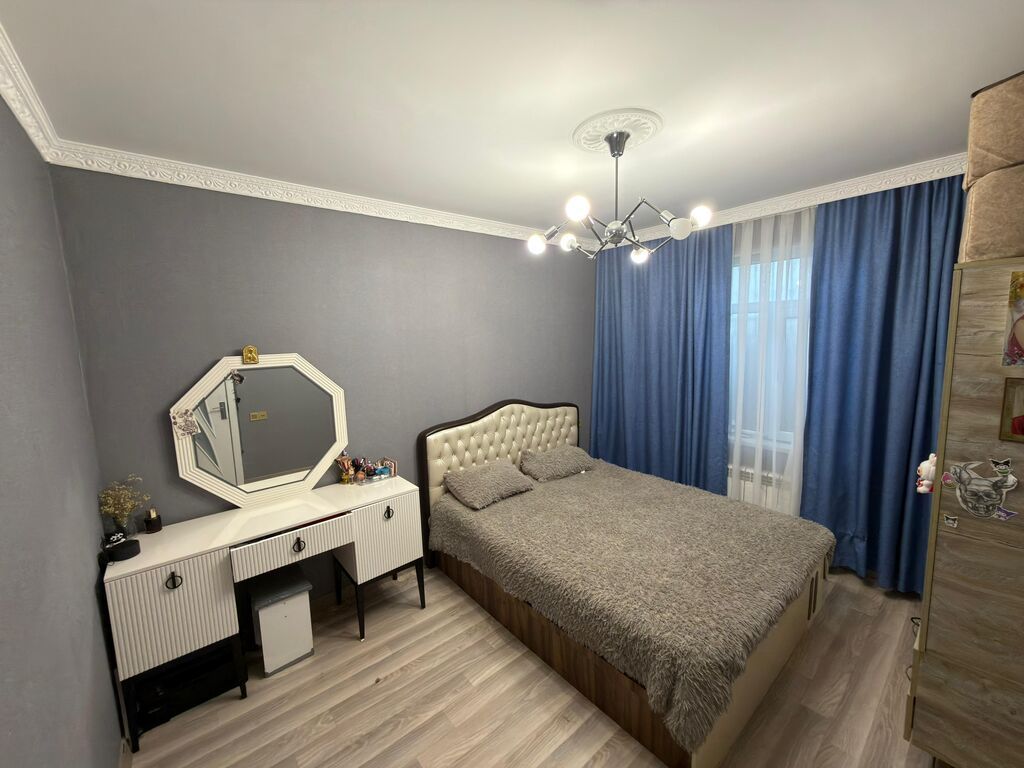 3 otaqlı, 72 kv. m, Kredit yoxdur, Yeni təmirli