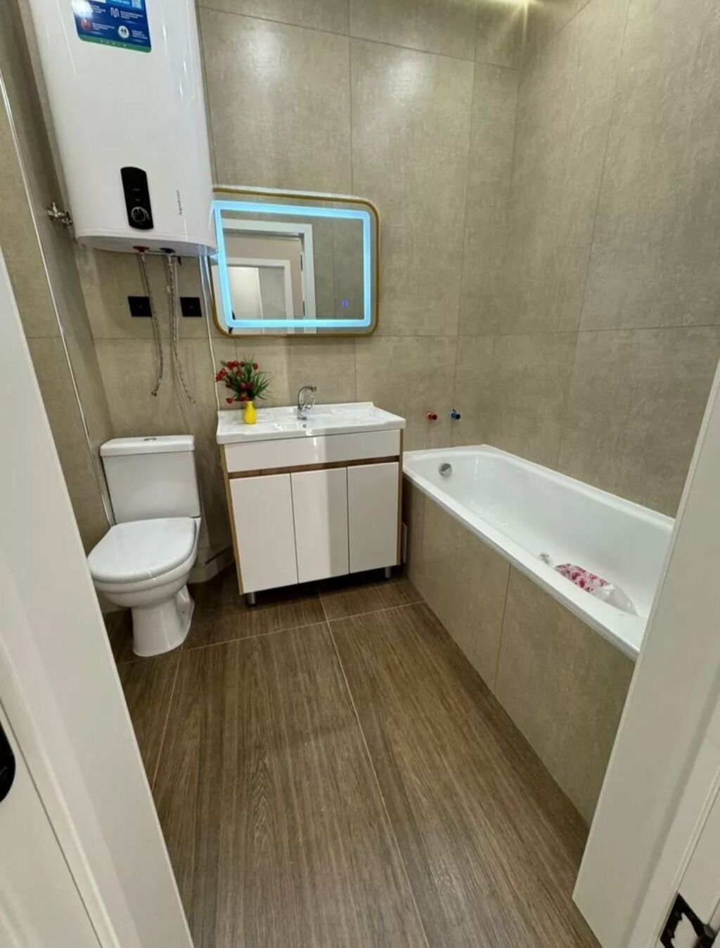 2 комнаты, 50 м², Джал мкр (в т.ч. Верхний, Нижний, Средний) Элитка, 8 этаж, Дизайнерский ремонт: фото 6