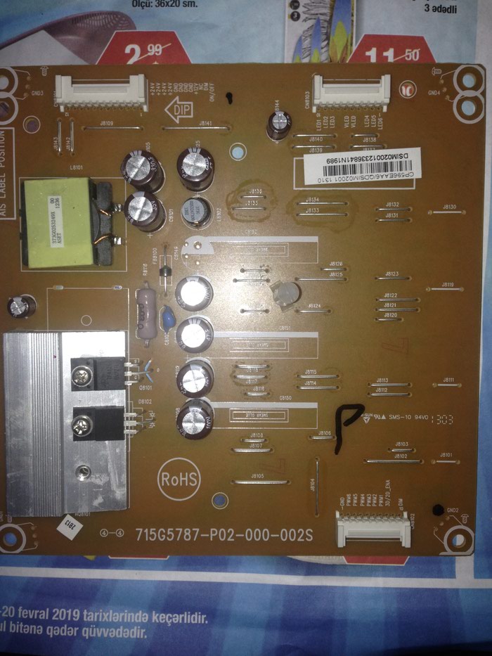 TV və video üçün aksessuarlar: ROHS === 715G5787-P02-000-0025----- ПЛАТА=== 715G5787-P02-000-0025 - lalafo.az Bakı şəhərində ROHS === 715G5787-P02-000-0025----- ПЛАТА=== 715G5787-P02-000-0025