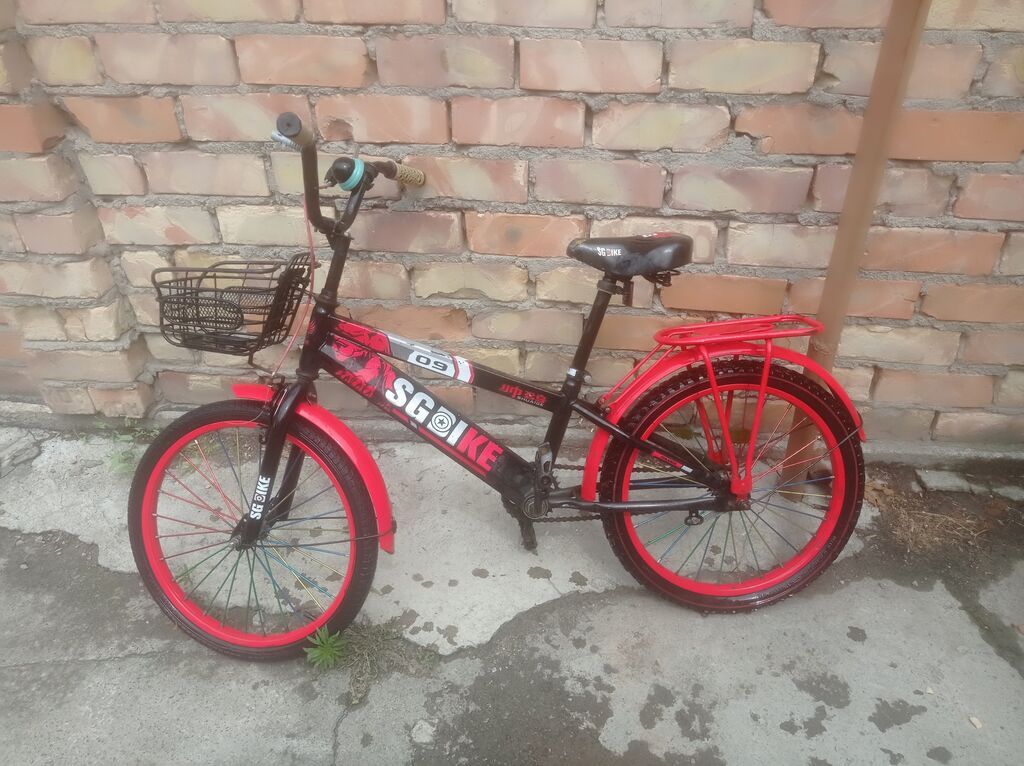 Детский городской велосипед SG Bike. Б/у - Размер колес: фото 2