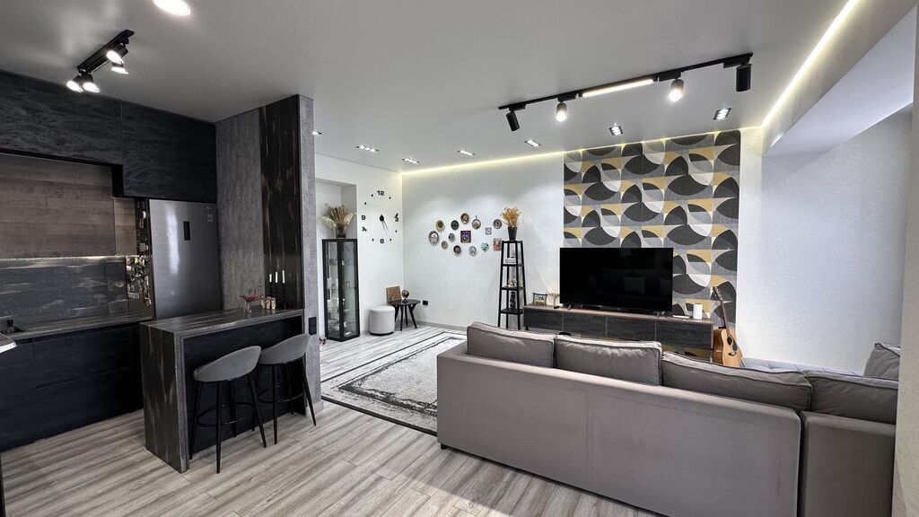 3 комнаты, 128 м², Ала-Арча ТРЦ Элитка, 7 этаж, Дизайнерский ремонт: фото 3