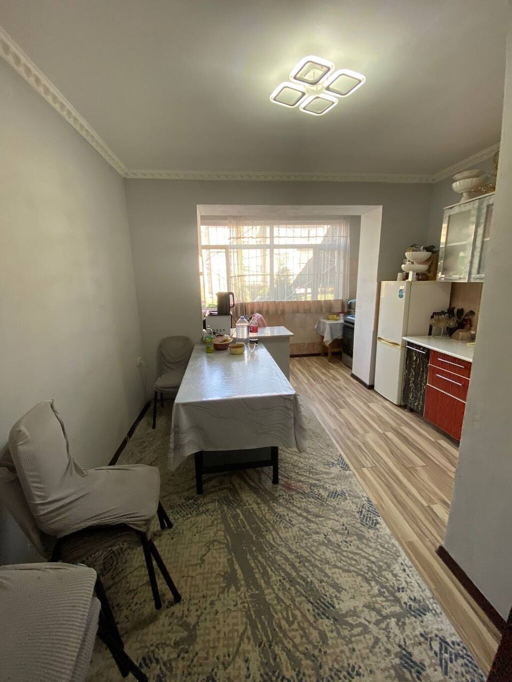 2 комнаты, 52 м², Достук мкр 106 серия, 1 этаж, Свежий ремонт: фото 4