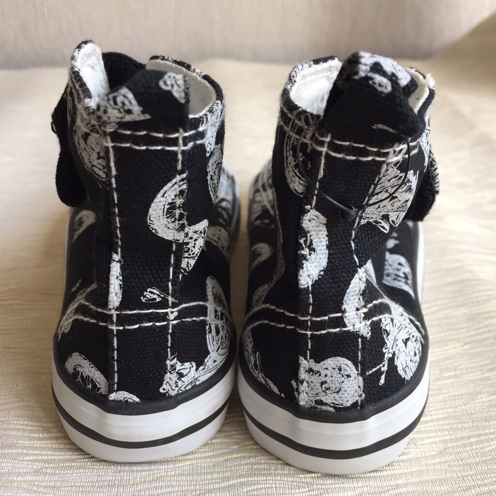 Детские слипоны/кеды Наименование: H&M Motorcycle Print High Top: фото 7