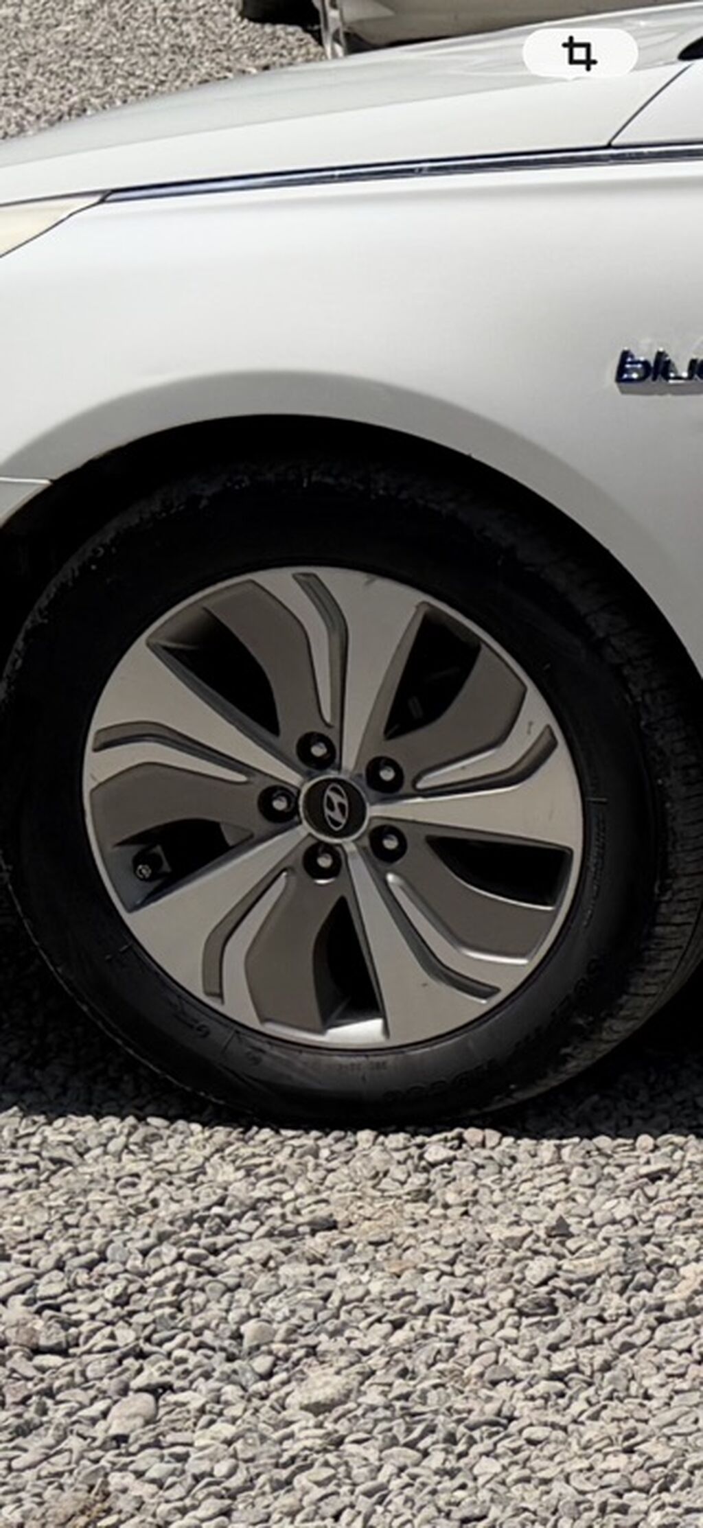Литые Диски R 17 Hyundai, Комплект, отверстий - 4, Б/у: фото 4