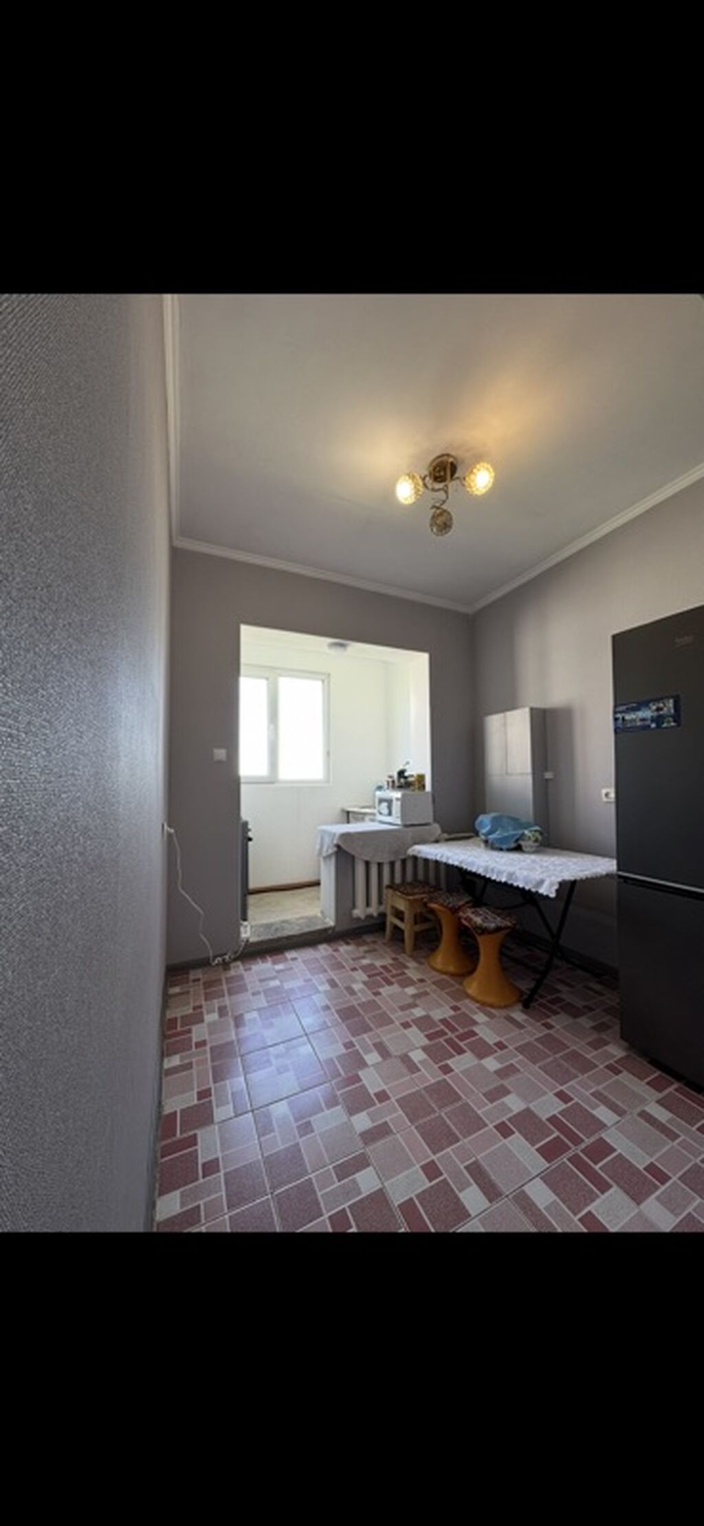 3 комнаты, 63 м², Центральная мечеть 106 серия, 9 этаж, Старый ремонт: фото 6