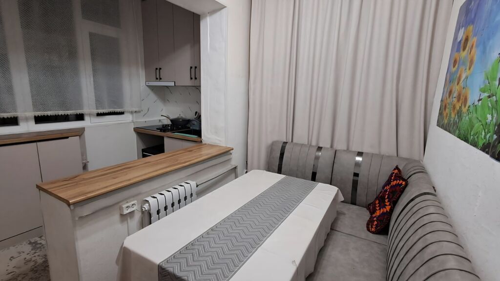 1 комната, 35 м², Аламедин-1 мкр 105 серия, 7 этаж, Евроремонт: фото 2