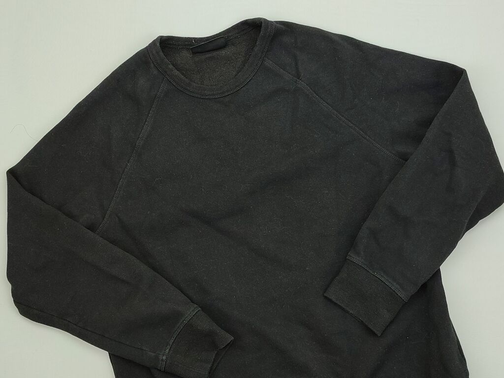 Bluzy: Pulover H&M, M (EU 38), stan - Bardzo dobry, wzór - Jednolity kolor, kolor - Czarny — 1