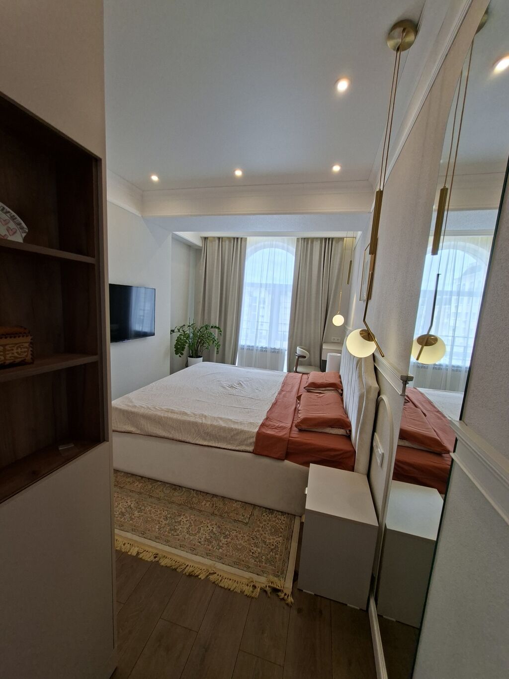 3 комнаты, 61 м², Асанбай мкр Элитка, 12 этаж, Дизайнерский ремонт: фото 2