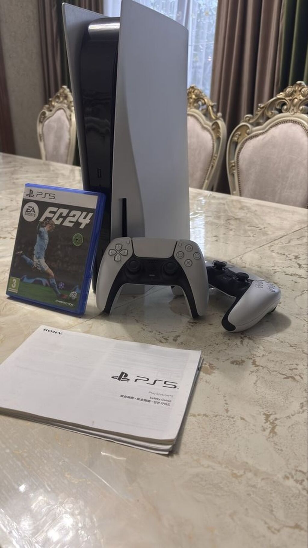 Срочно продам Sony ps5 slim с дисководом и двумя геймпадами в: фото 2