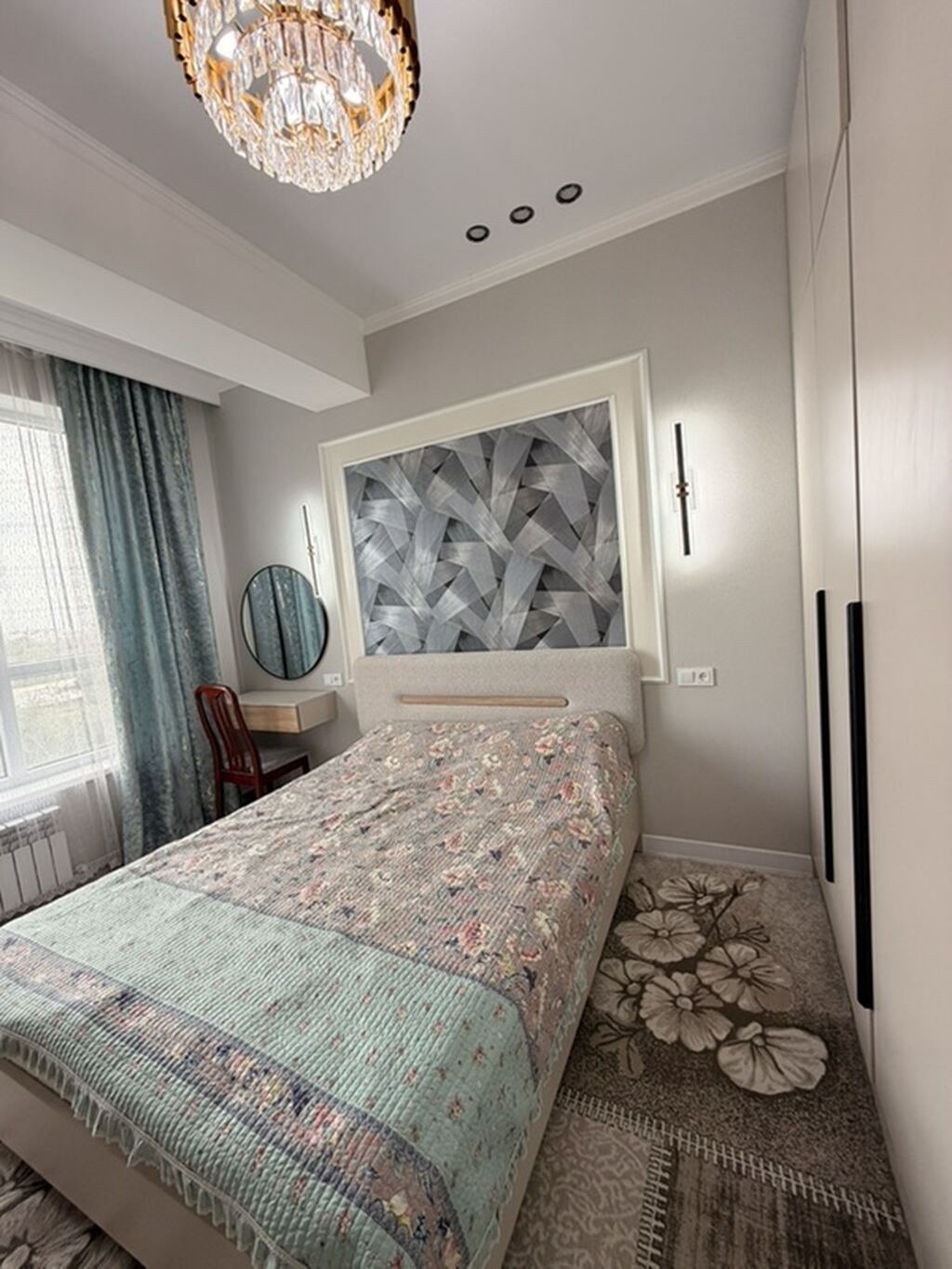 2 комнаты, 69 м², Кок-Жар мкр Элитка, 4 этаж, Дизайнерский ремонт