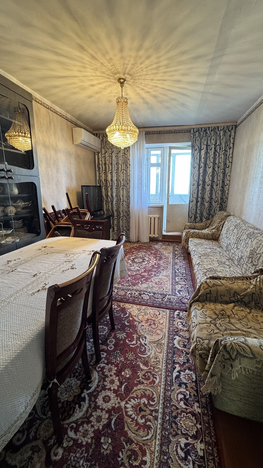 3 комнаты, 68 м², Таатан ТЦ Индивидуалка, 5 этаж, Косметический ремонт: фото 3