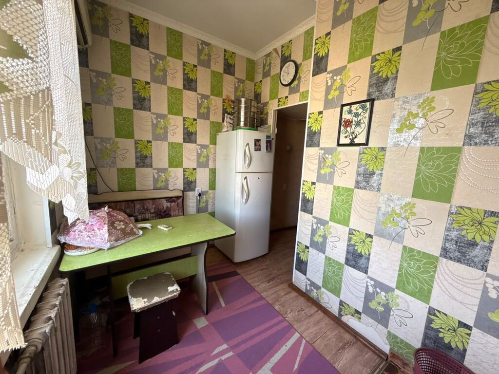 1 комната, 35 м², Тунгуч мкр 105 серия, 7 этаж, Старый ремонт: фото 4