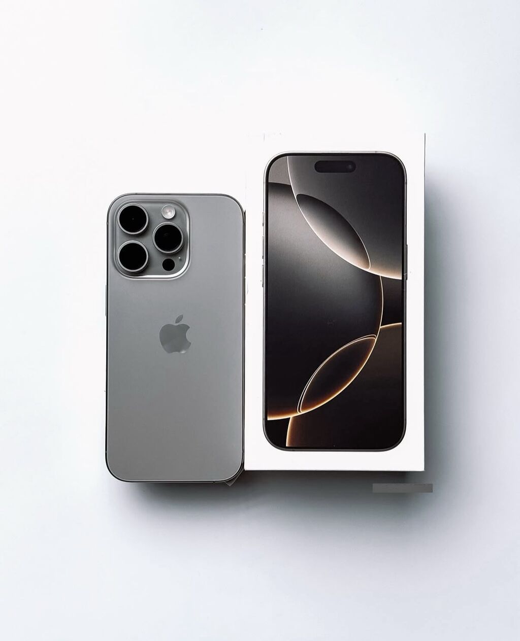 IPhone 16 Pro Max, Б/у, 512 ГБ, Natural Titanium, Кабель, Коробка, 91 %: фото 3