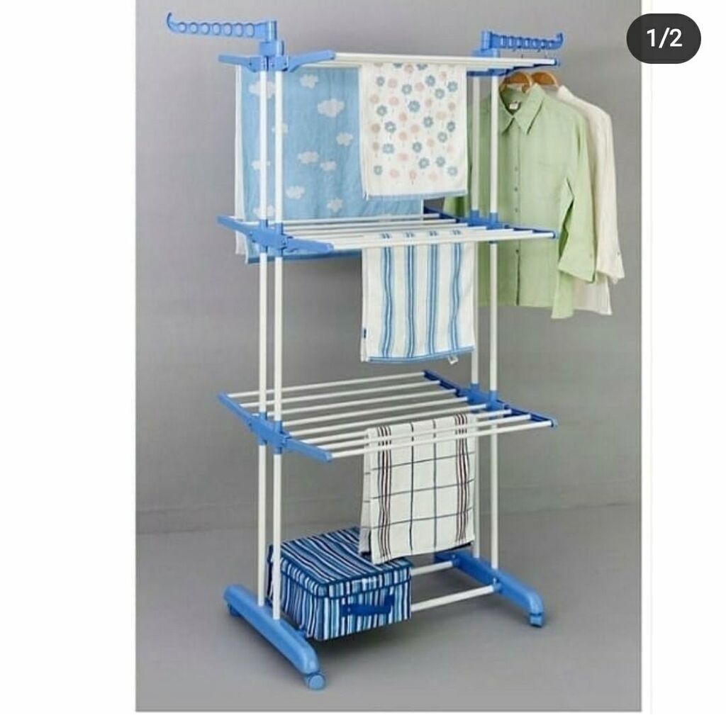 Сушилка для белья трехъярусная Garment Rack