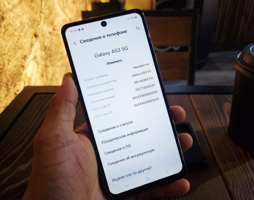 Samsung Galaxy A53 5G, Б/у, 128 ГБ, цвет - Черный, 2 SIM: фото 3